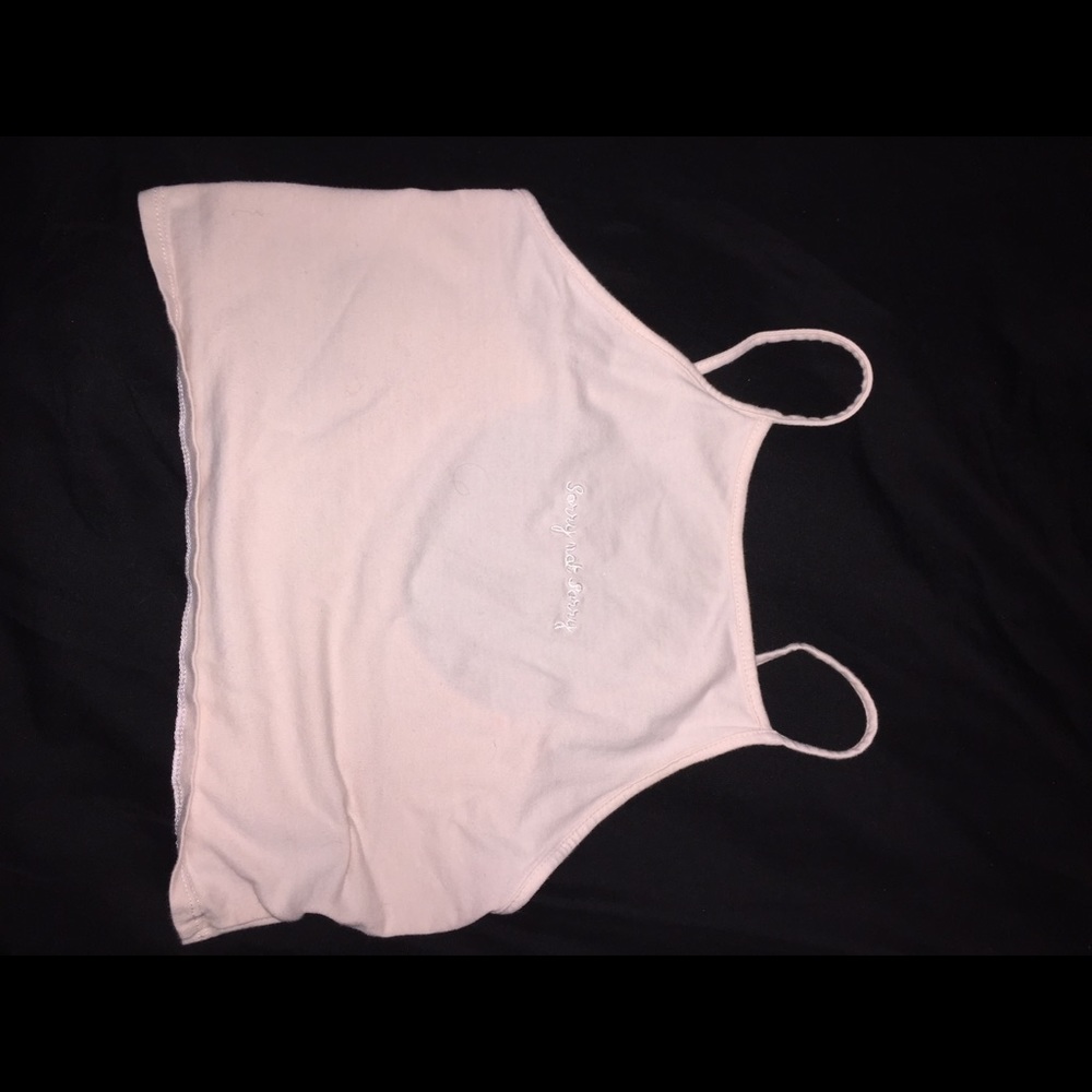 Sorry not sorry crop top!